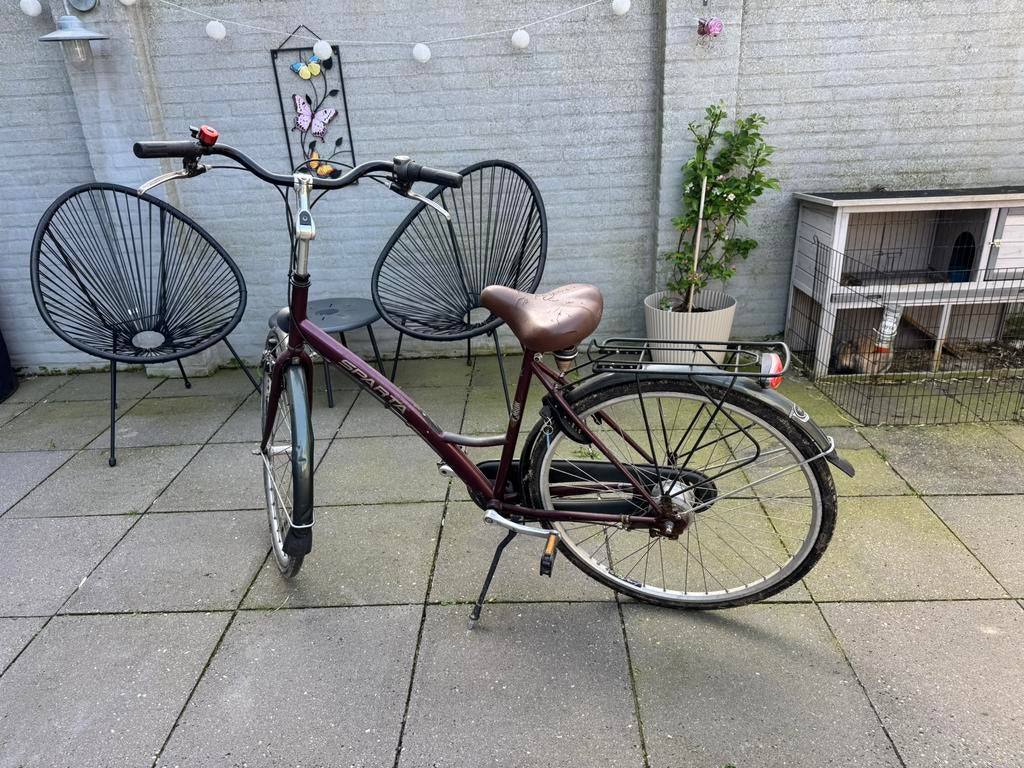 Meisjesfiets 28 inch, Ophalen, Gebruikt, 26 inch of meer, Versnellingen