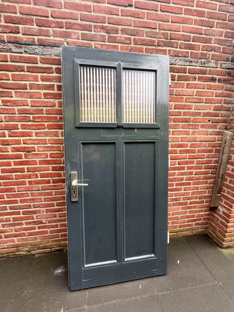 Jaren dertig voordeur, Ophalen, Gebruikt, 80 tot 100 cm, Buitendeur