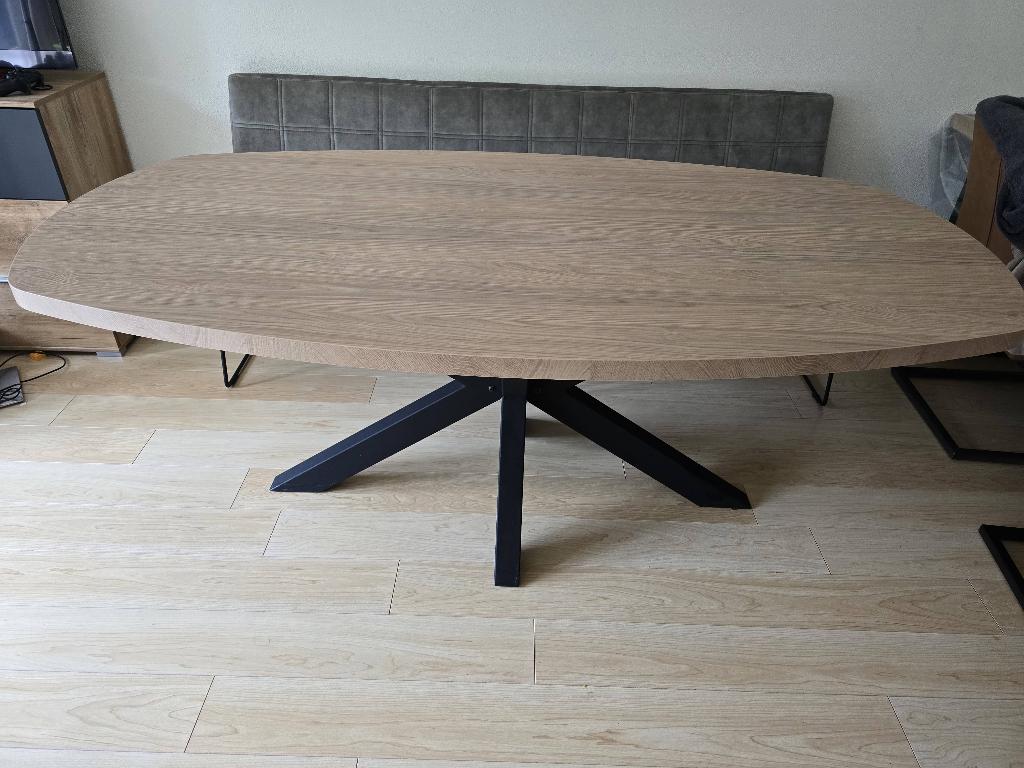 Eettafel, Huis en Inrichting, Tafels | Eettafels, Gebruikt, 100 tot 150 cm, Vijf personen of meer, 150 tot 200 cm