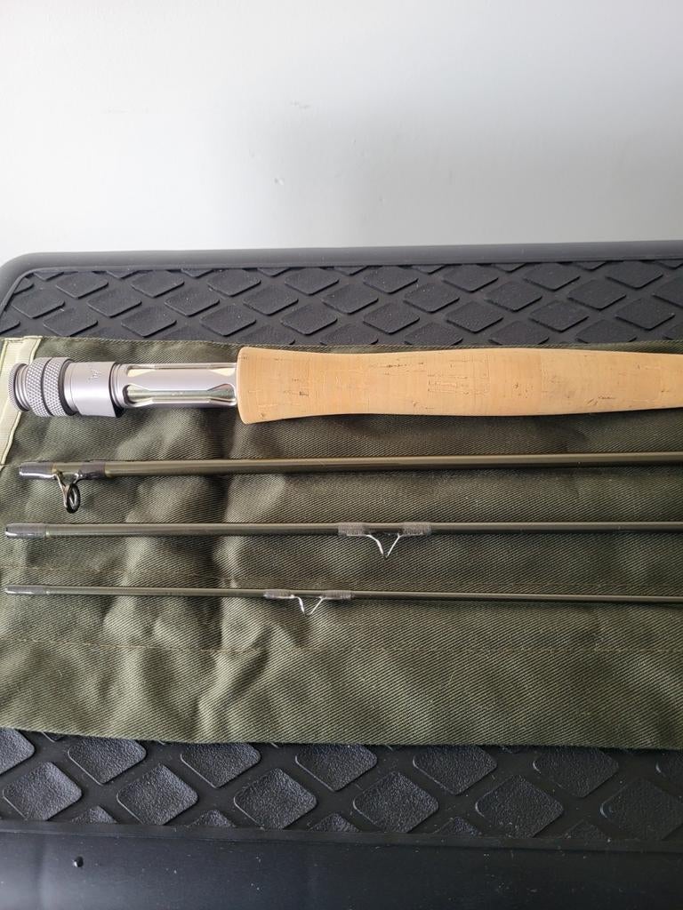 Hardy Demon 7' #3 4 delige flyrod., Watersport en Boten, Ophalen of Verzenden, Werphengel