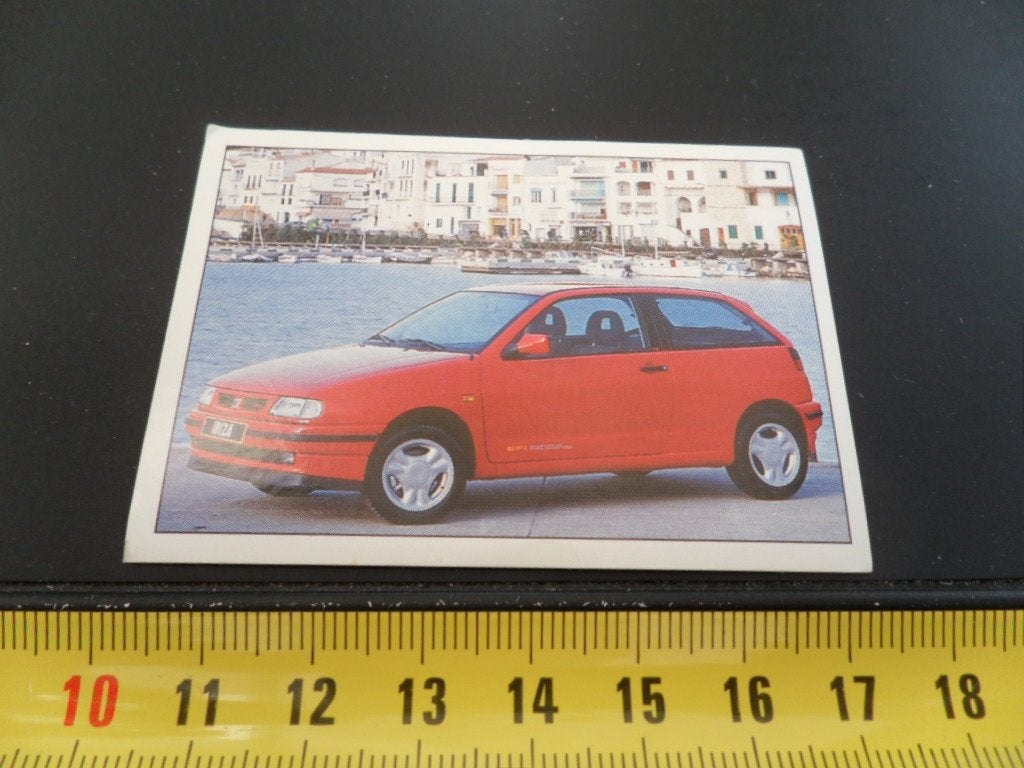 sticker panini super auto #111 seat ibiza, Ophalen of Verzenden, Zo goed als nieuw