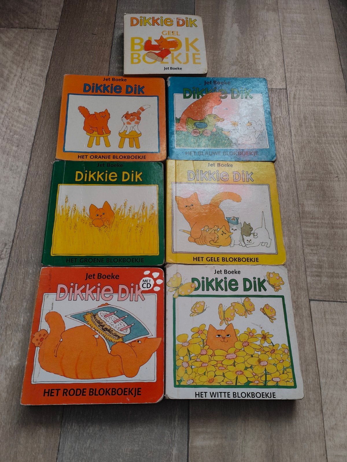 Dikkie Dik Blokboekjes Set van 6, Boeken, Ophalen of Verzenden, Gelezen, Jet Boeke, Fictie algemeen
