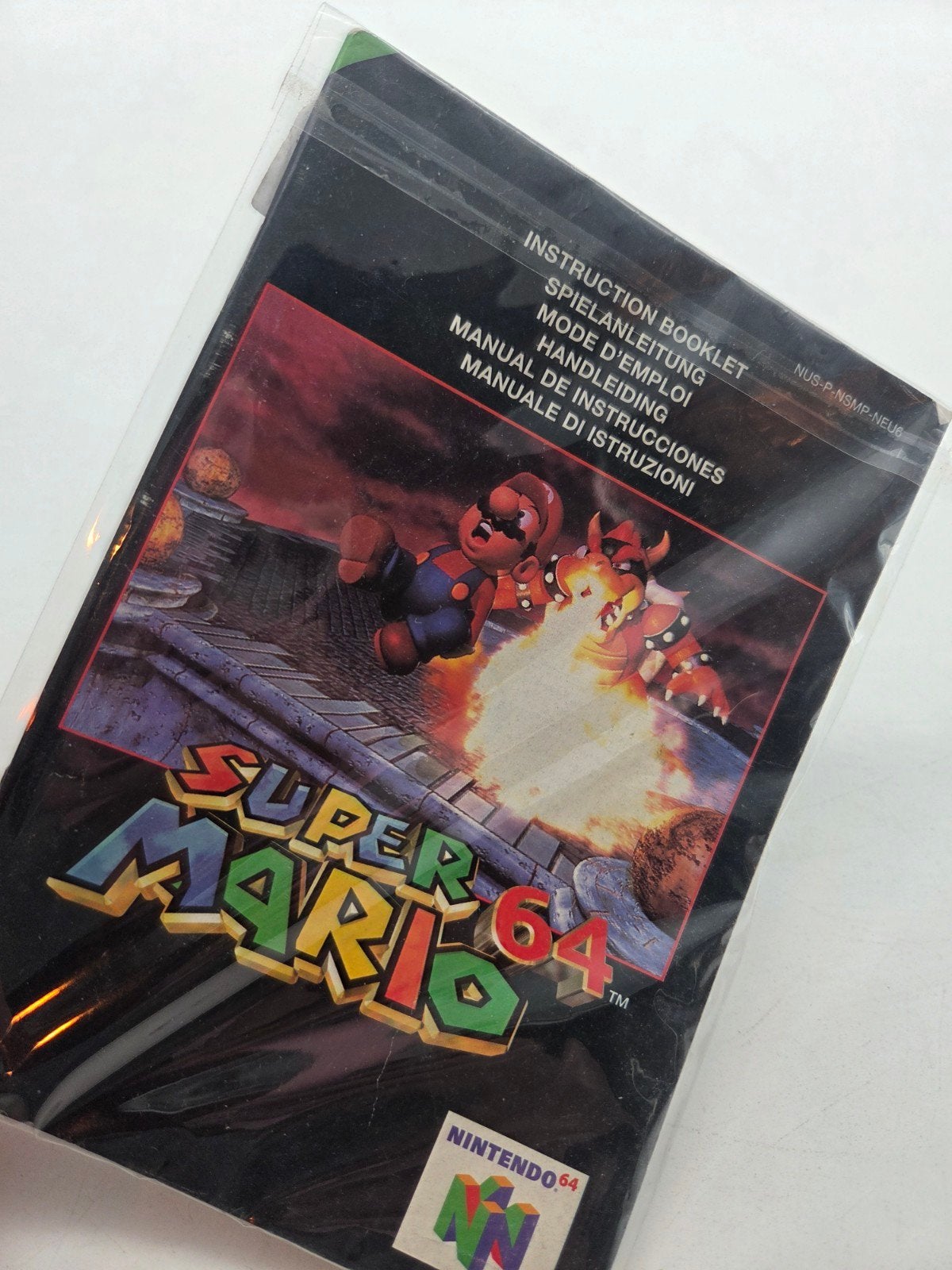 Super Mario 64 Handleiding Nintendo 64, Nintendo, 1 speler, Nieuw, Ophalen of Verzenden
