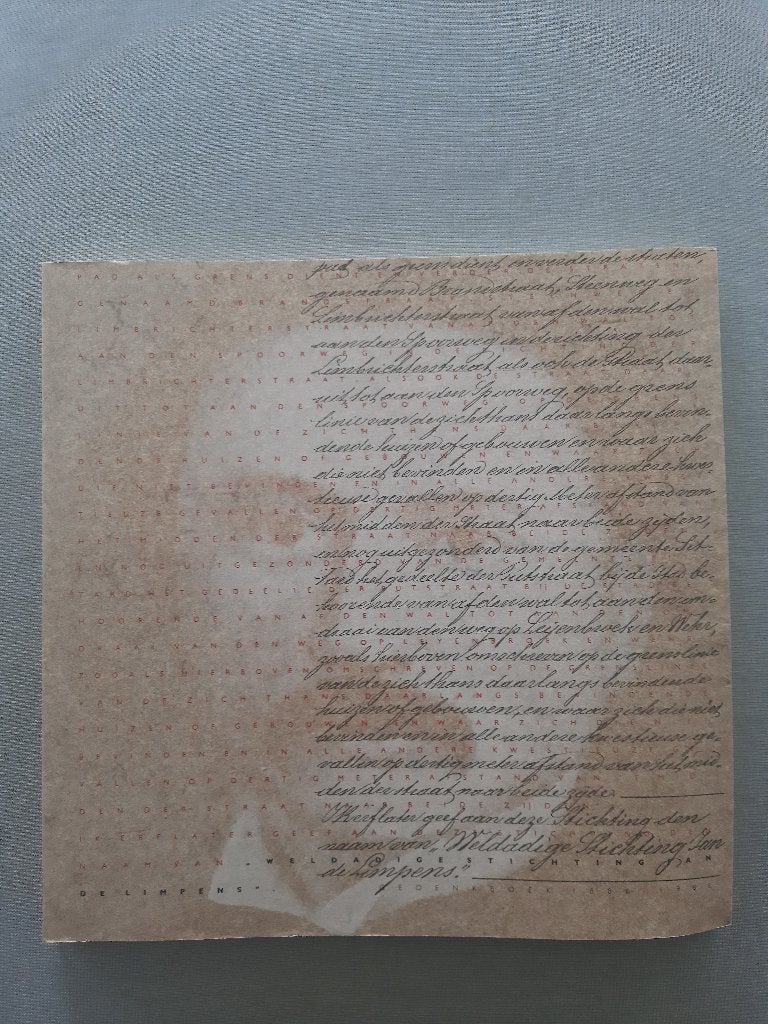 Gedenkboek van de Stichting De Limpens, Ophalen of Verzenden, Zo goed als nieuw