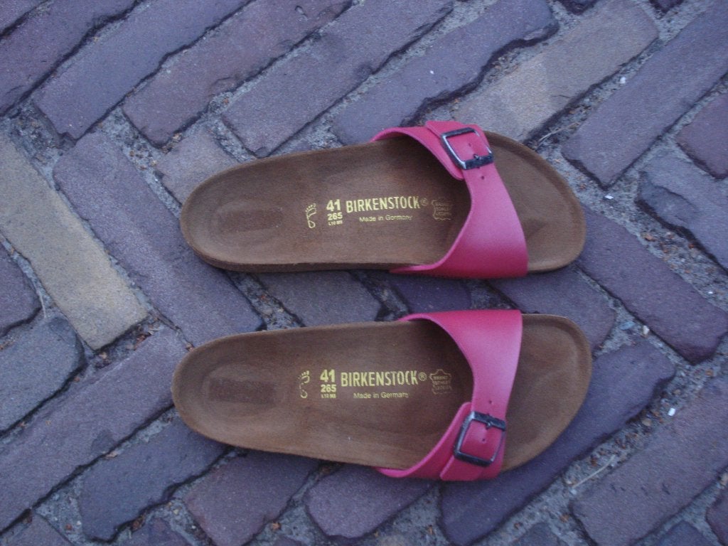 BIRKENSTOCK ROZE MADRID 41 NIEUW GRATIS VERZENDING PER POST, Slippers, Verzenden, Nieuw, Roze