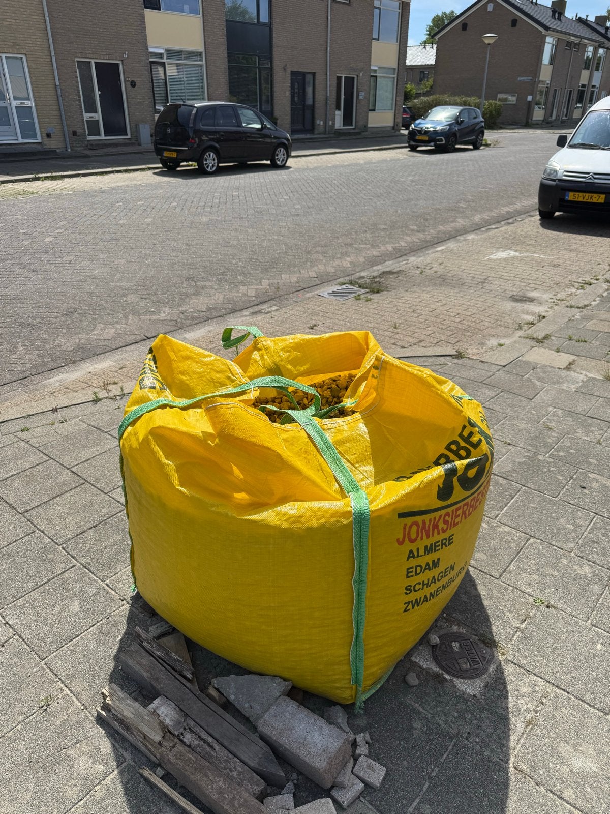 Bigbag met siergrind/split - diverse kleuren, Ophalen, Gebruikt, Multi, Grind