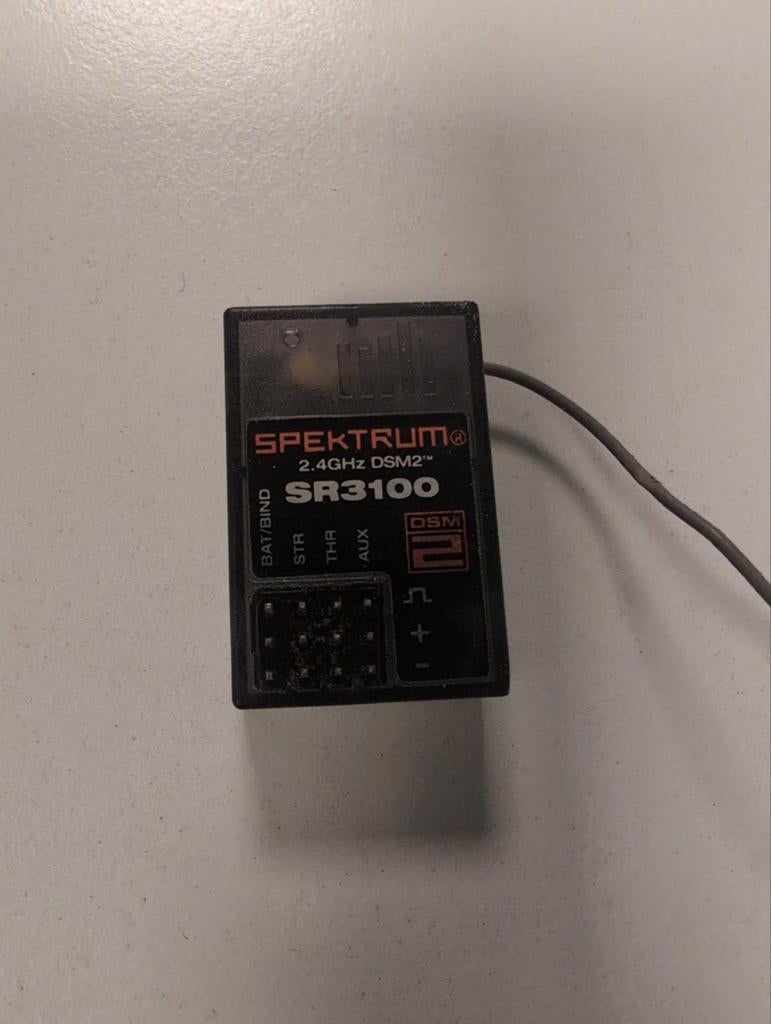 Spektrum SR3100 2.4GHz DSM2 Mini Ontvanger, Ophalen of Verzenden, Zo goed als nieuw, Overige schalen, Onderdeel
