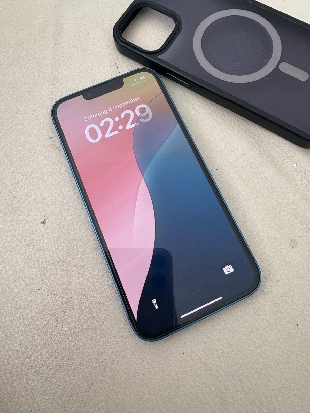 IPHONE 13 BLAUWE 128 GB GEEN EEN KRAS TE ZIEN, 128 GB, 86 %, Blauw, IPhone 13