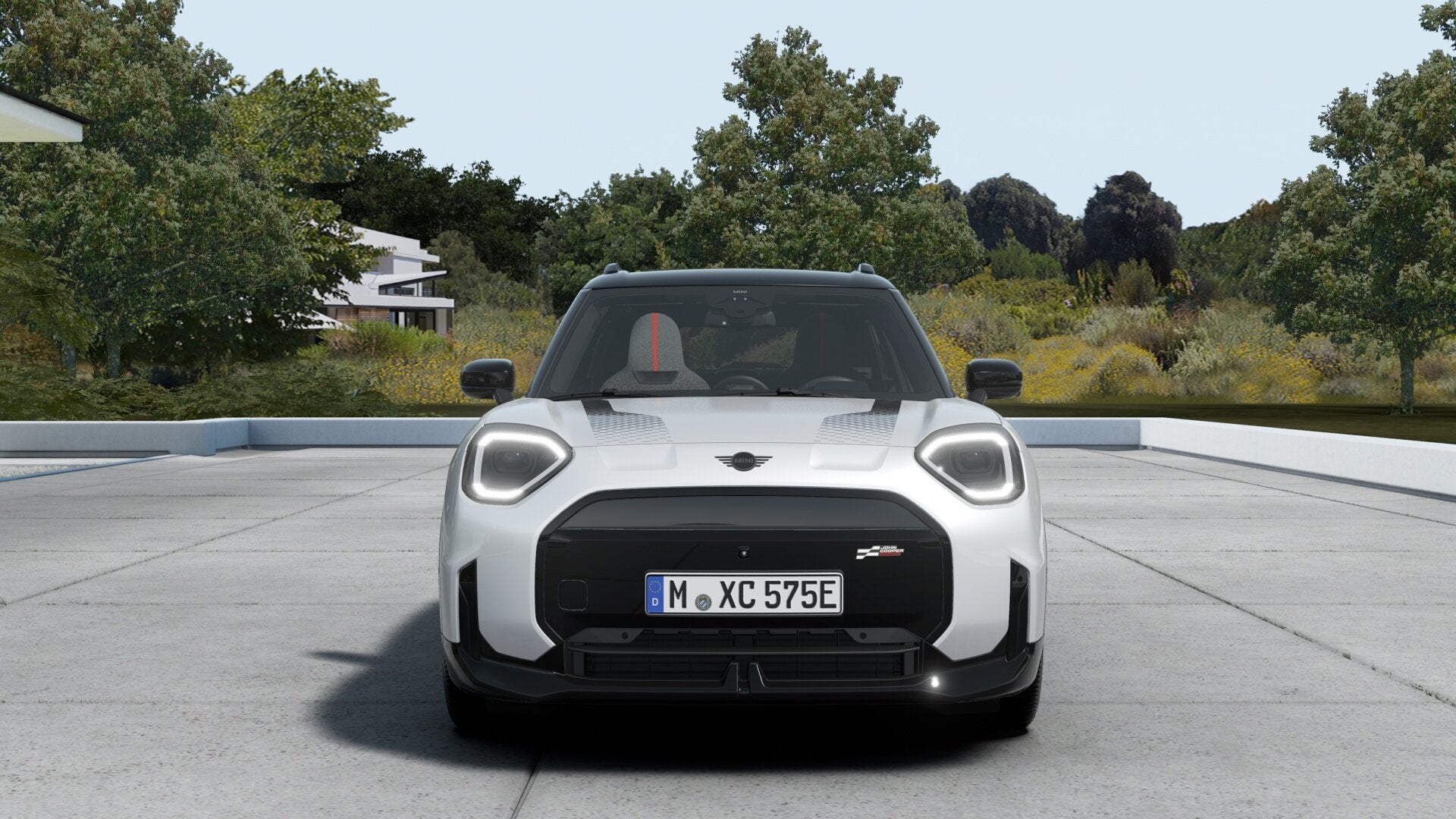 MINI Aceman SE / John Cooper Works / Pakket L / John Cooper, Auto's, Dealer onderhouden, Zwart, Leder en Stof, Wit