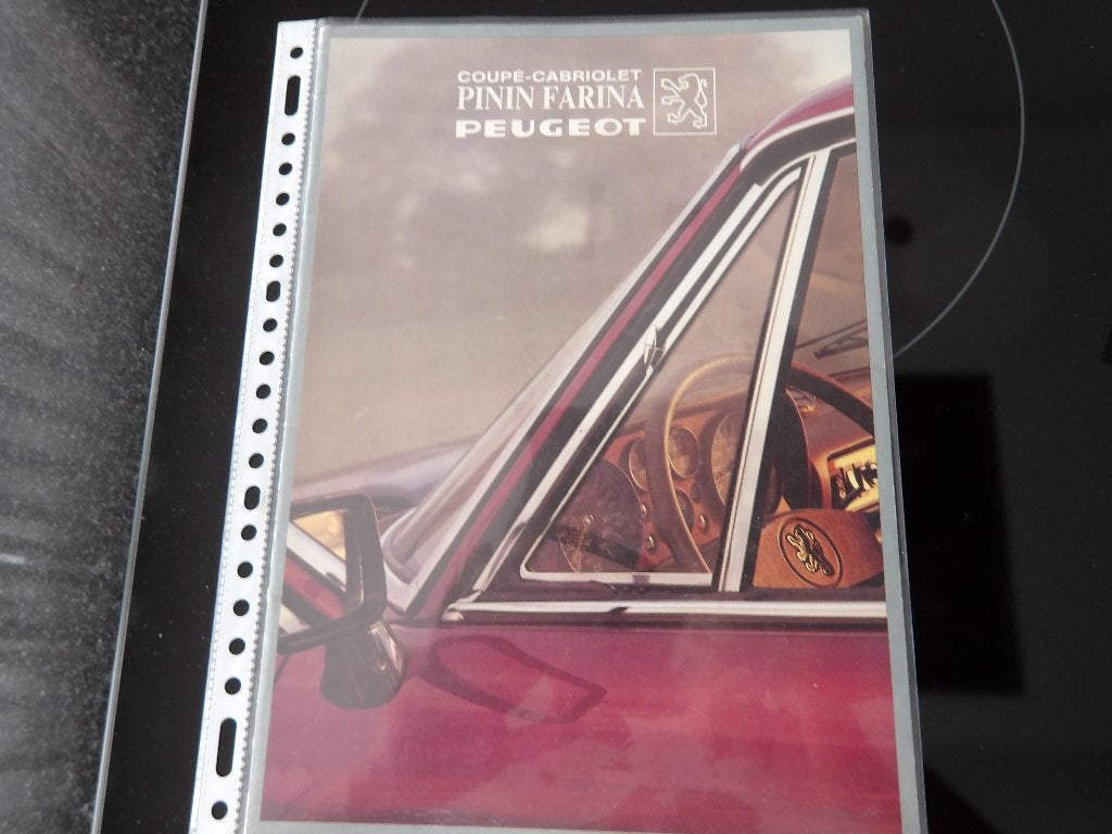 Peugeot Coupé-Cabriolet Pininfarina brochure, Ophalen of Verzenden, Peugeot, Peugeot / Pininfarina, Zo goed als nieuw