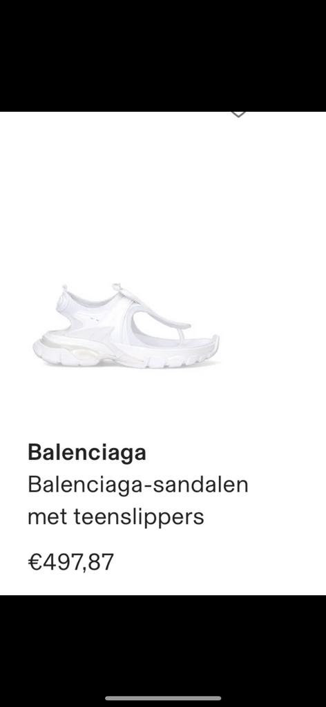 Balenciaga sneakers, Kleding | Heren, Schoenen, Ophalen of Verzenden, Zo goed als nieuw, Wit