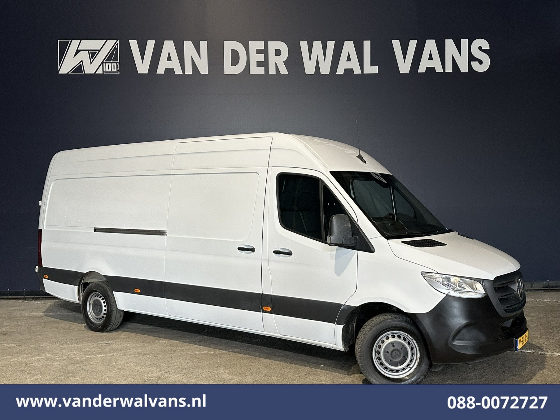 Mercedes-Benz Sprinter 315 CDI 150pk L3H2 Euro6 Airco | Navi, Auto's, Bestelauto's, Dealer onderhouden, 4 cilinders, Wit, Mercedes-Benz