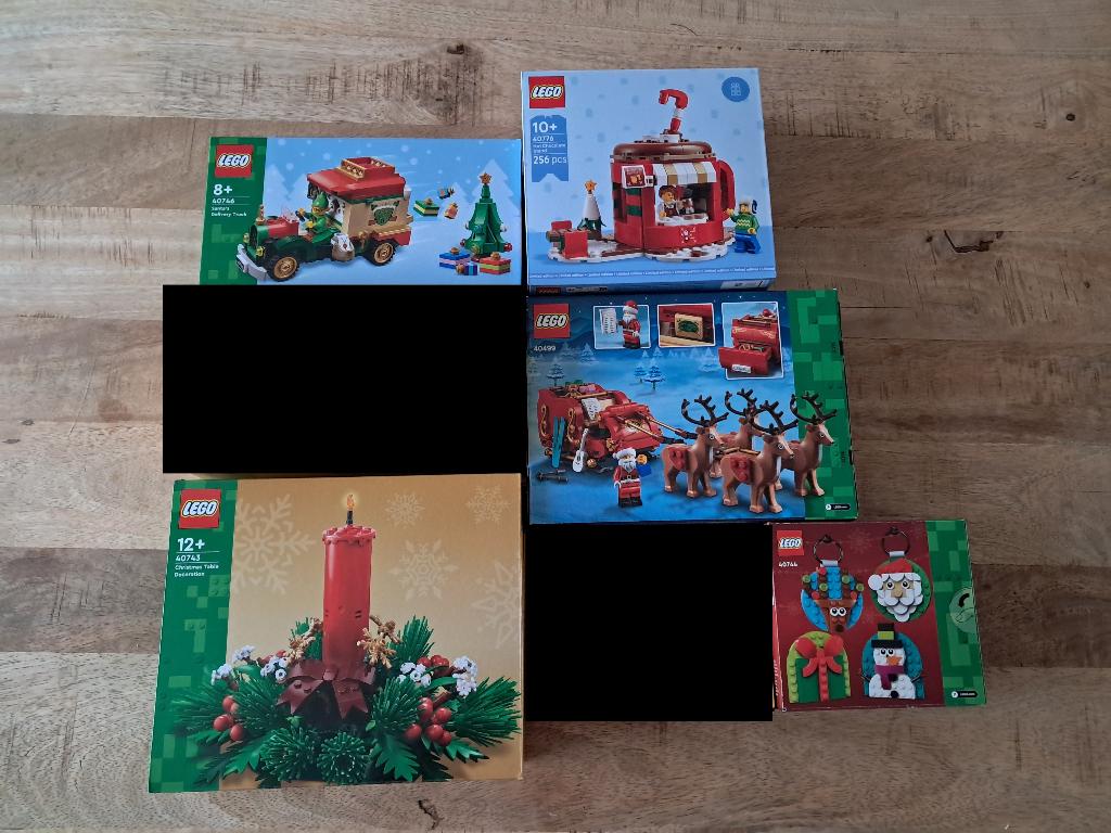 5 lego kerst sets (nieuw), Kinderen en Baby's, Speelgoed | Duplo en Lego, Overige thema's, Lego, Nieuw, Ophalen of Verzenden