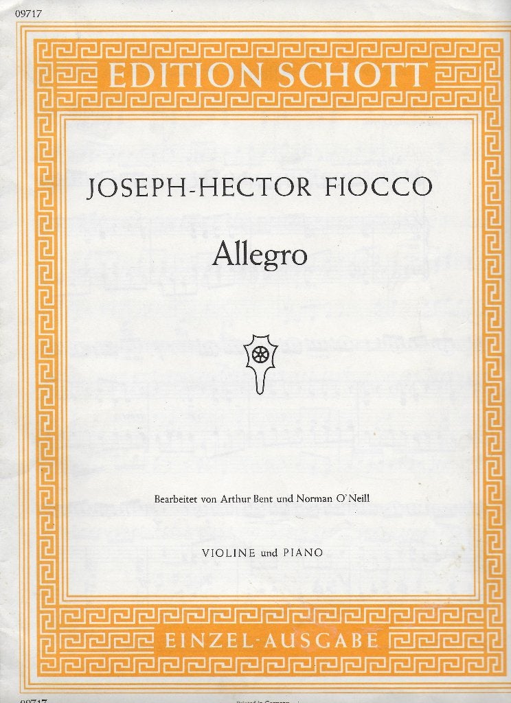 Mu13 bladmuziek voor viool en piano allegro, Gebruikt, Klassiek, Ophalen of Verzenden, Artiest of Componist