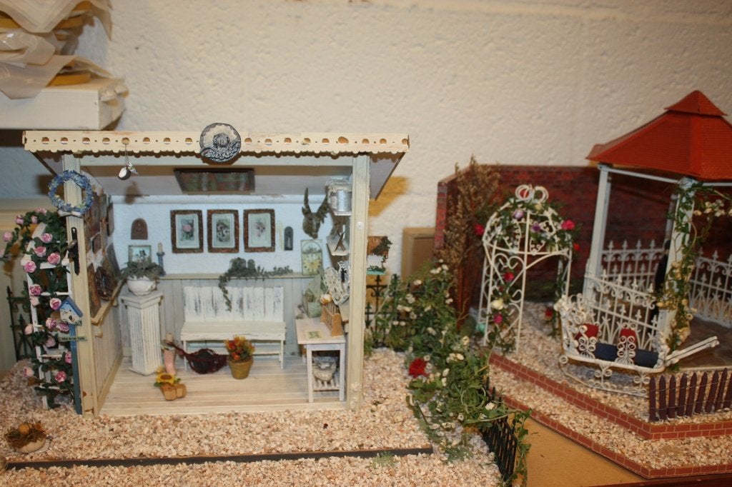 bloemenstalletje, prieel  poppenhuis, Ophalen of Verzenden, Poppenhuis