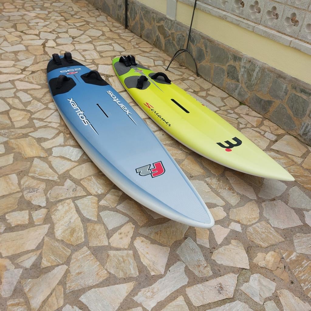 Twee windsurfboards: Mistral Screamer Concept en F2 Custom, Watersport en Boten, Ophalen of Verzenden, Plank