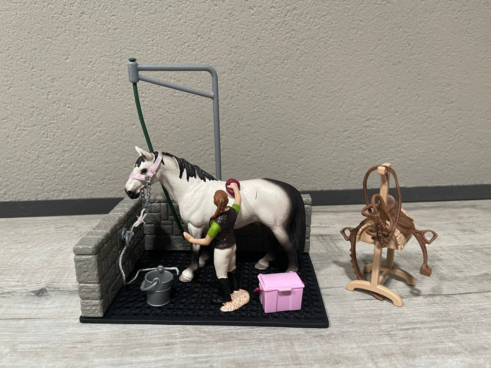 Schleich Horse club wasplaats, Dieren en Toebehoren, Ophalen of Verzenden, Zo goed als nieuw
