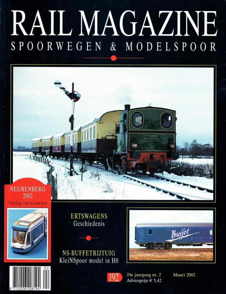 Rail Magazine Spoorwegen & Modelspoor 2002 nr. 192, Verzenden, Gelezen, Trein