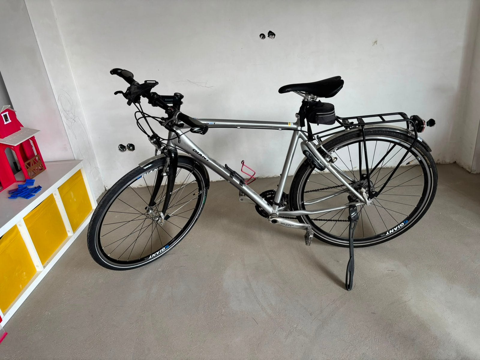 Duo set giant fietsen dames en heren 3x 9 versnellingen, Ophalen, Gebruikt, Meer dan 20 versnellingen, Giant