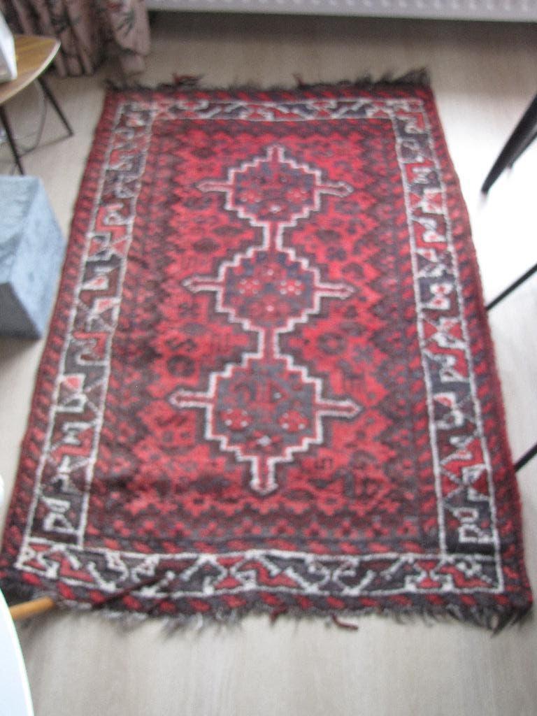 Oosters of Perzisch tapijt Shiraz handgeknoopt, Ophalen, Gebruikt, 100 tot 150 cm, 150 tot 200 cm