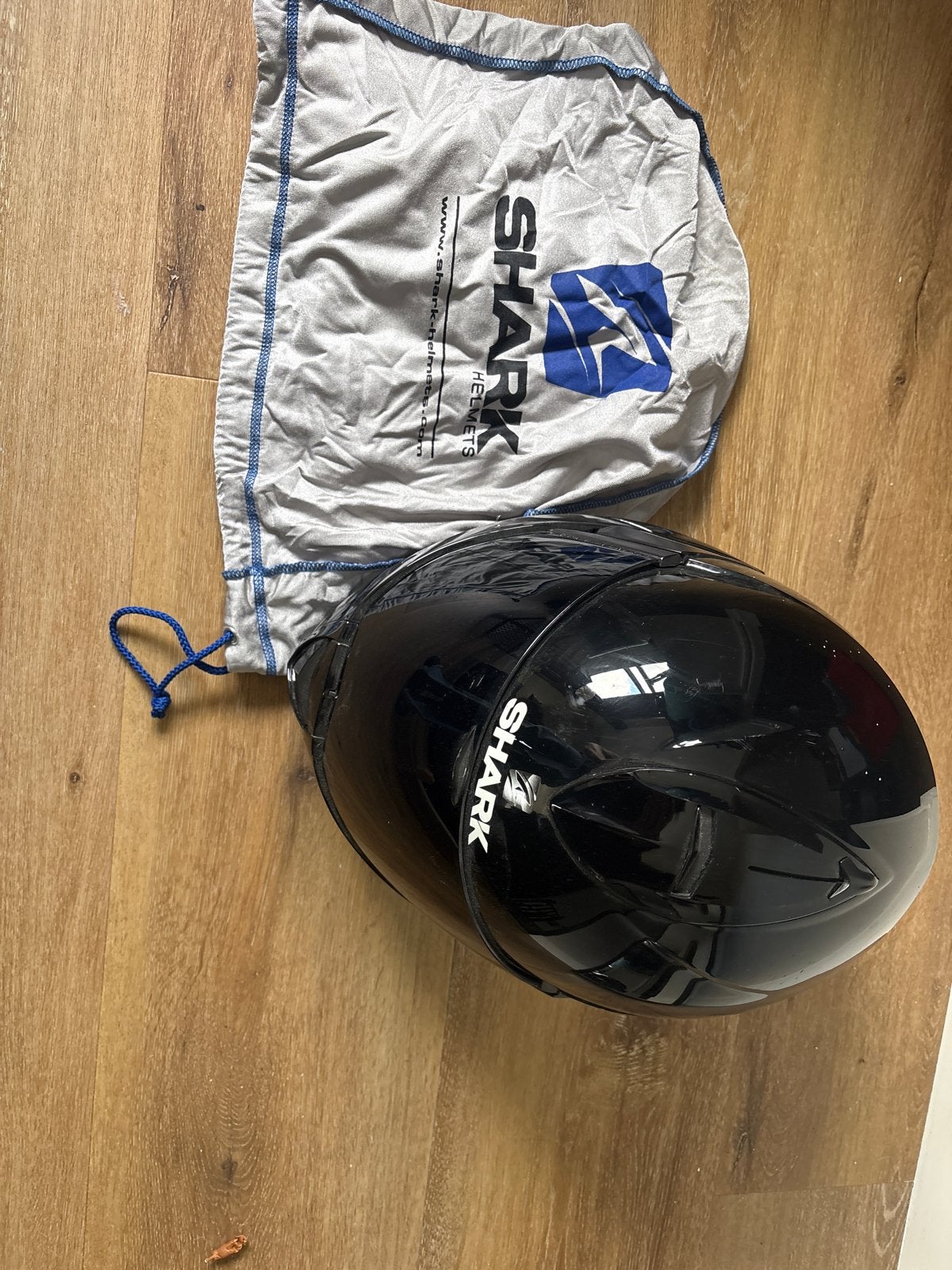 Shark Integraalhelm Zwart - Maat l, Motoren, M, Heren, Shark, Ophalen of Verzenden