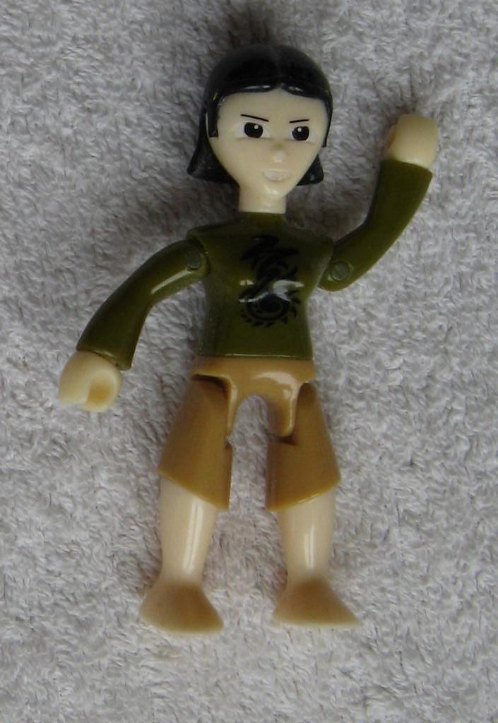 plastic popje (Japans vechtfiguurtje?) van Meccano 2005, Ophalen of Verzenden, Gebruikt