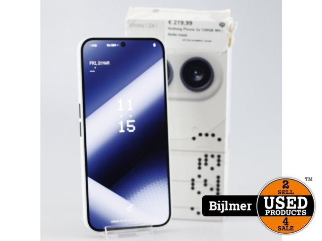 Nothing Phone 2a 128GB Wit | Nette staat, Nothing Phone, Zo goed als nieuw, https://nl.nothing.tech/pages/contact, 20 Red Lion Street, Londen, WC1R 4PS, Verenigd Koninkrijk