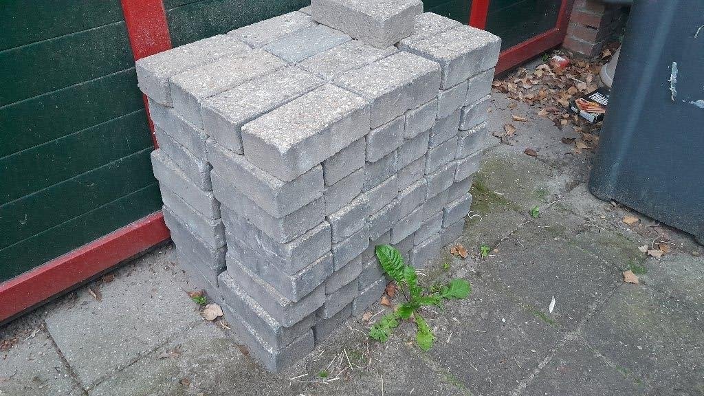 betonstenen, Tuin en Terras, Tegels en Klinkers, Ophalen, Gebruikt, Klinkers, Minder dan 5 m²