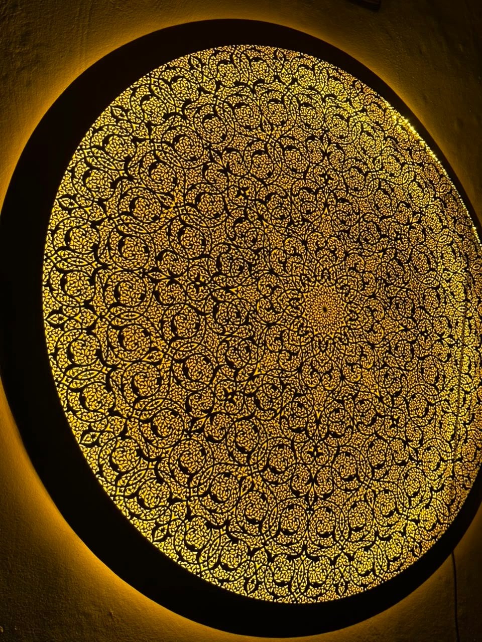 Handgemaakte Marokkaanse Koperen Wandlamp Diverse Maten 30cm, Indirect licht, Nieuw, Overige fittingen, Ophalen of Verzenden