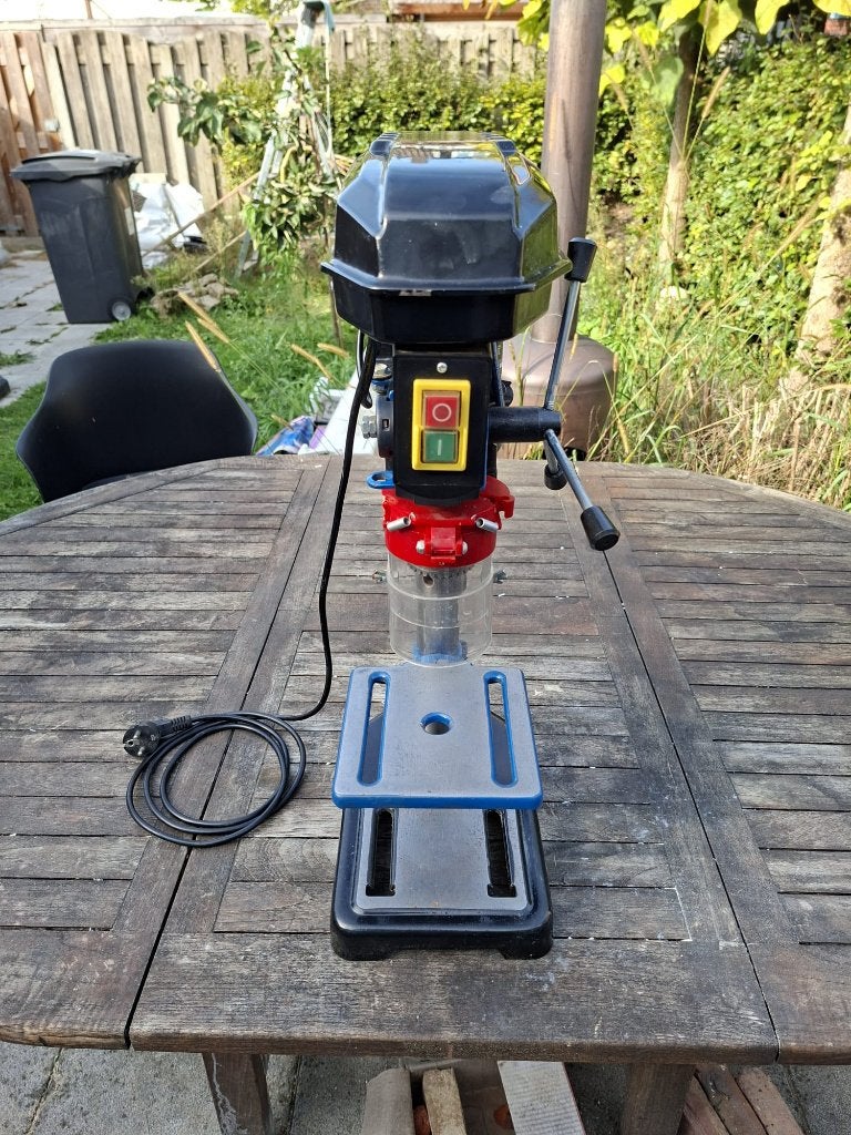 Scheppach DP16VLS Kolomboormachine, Ophalen, Variabele snelheid, Zo goed als nieuw, Kolomboormachine