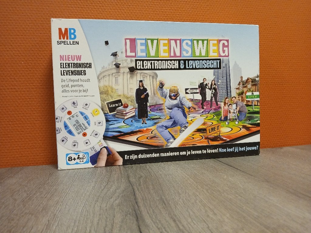 Levensweg Elektronisch, Hobby en Vrije tijd, Een of twee spelers, Ophalen of Verzenden, Gebruikt, MB Spellen