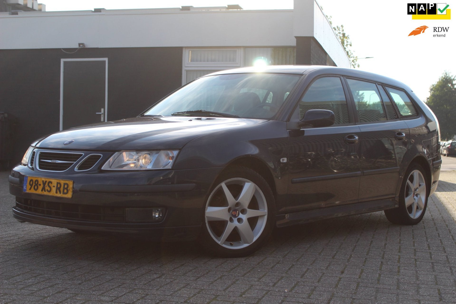 Saab 9-3 Sport Estate 1.8t Linear 150 pk | INRUILKOOPJE | 2e, Auto's, 1998 cc, Gebruikt, Beige, 4 cilinders