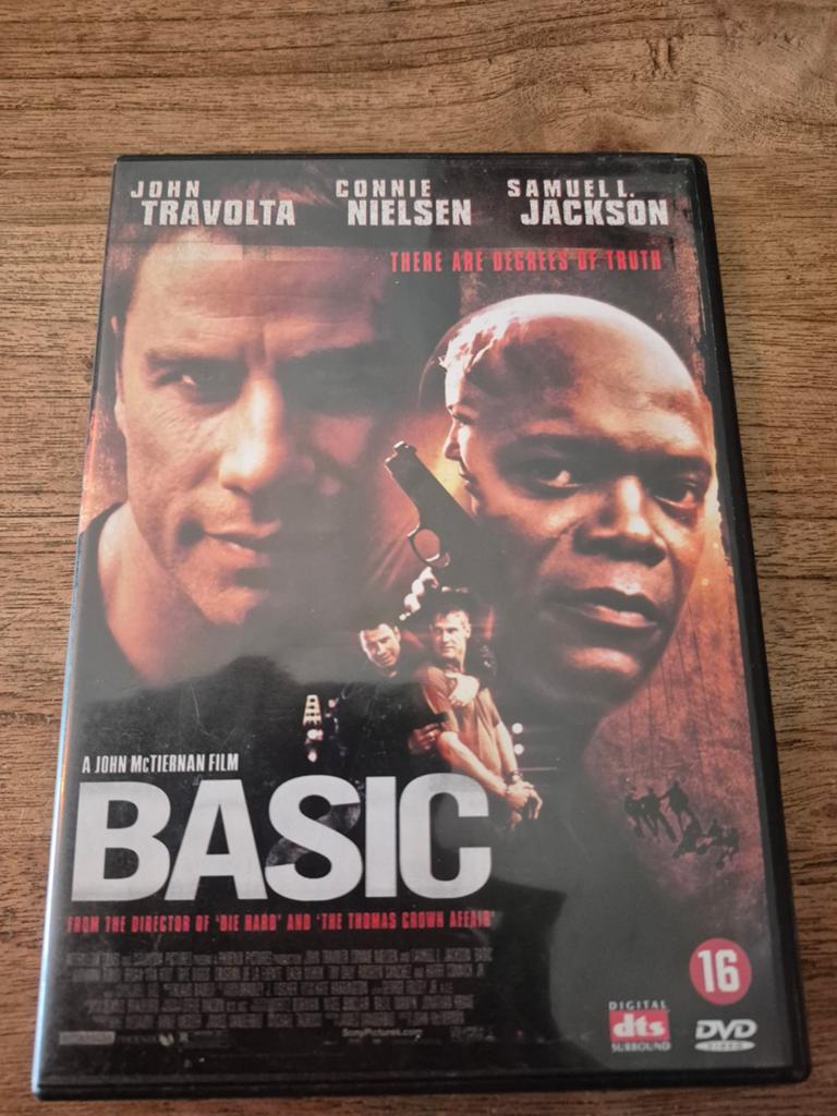 Basic DVD - John Travolta & Samuel L. Jackson, Vanaf 16 jaar, Ophalen of Verzenden, Gebruikt, Actiethriller