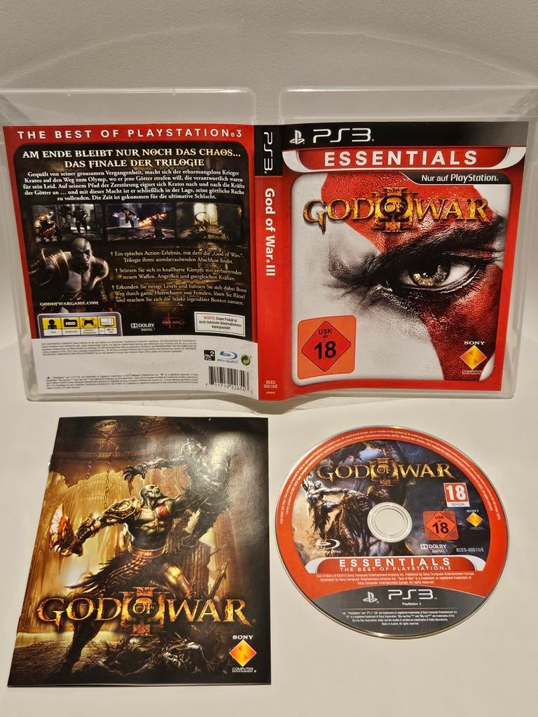 God of War III PS3, Spelcomputers en Games, Games | Sony PlayStation 3, Avontuur en Actie, Vanaf 18 jaar, 1 speler, Ophalen of Verzenden