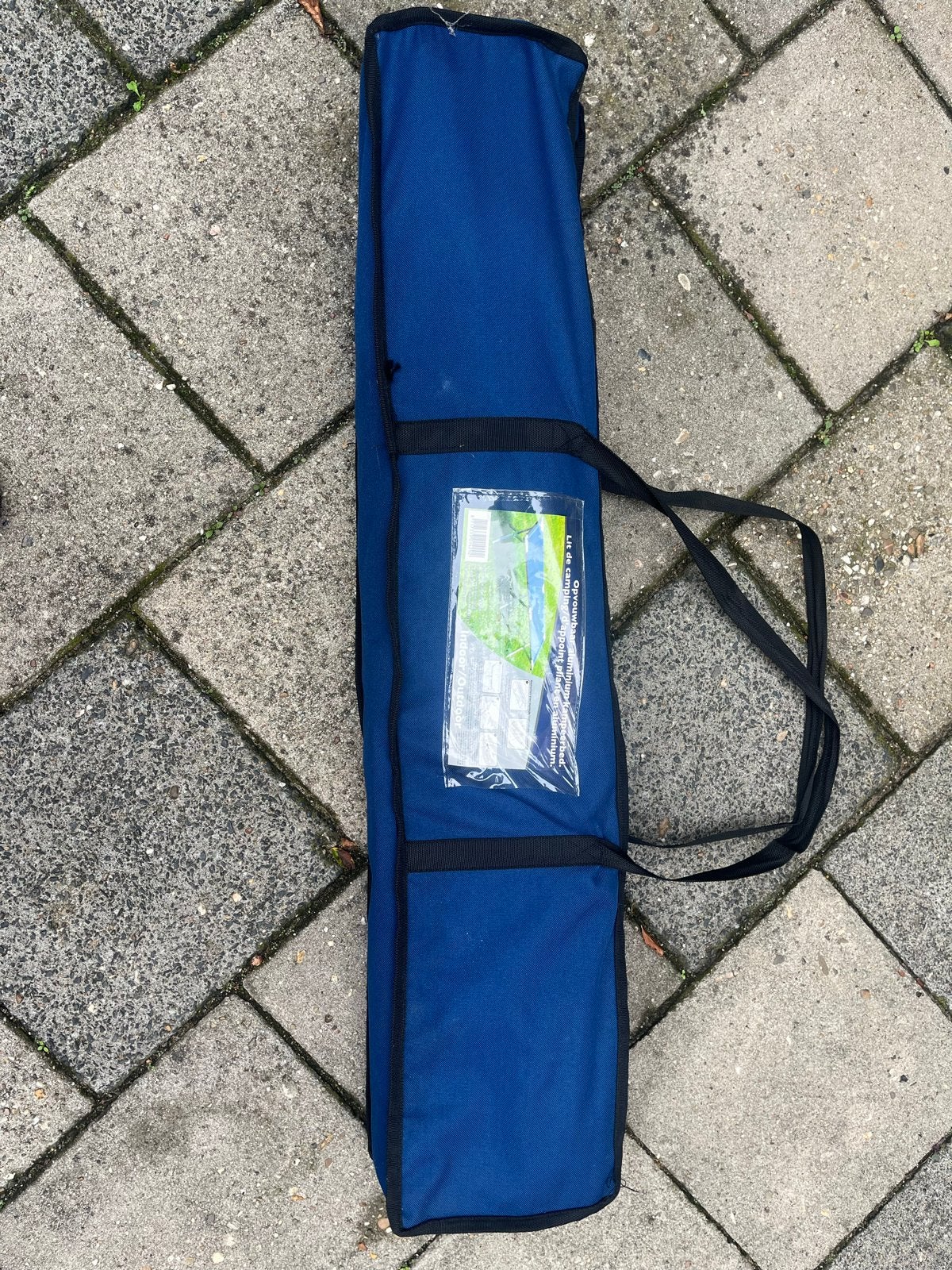 Opvouwbaar campingbedje in draagtas, Caravans en Kamperen, Ophalen of Verzenden, Gebruikt, Tot en met 2