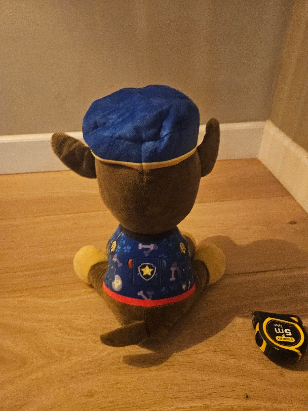 Paw Patrol Chase knuffel - 40 cm, Gebruikt, Middelgroot (20 tot 80 cm), Bruin, Paw Patrol