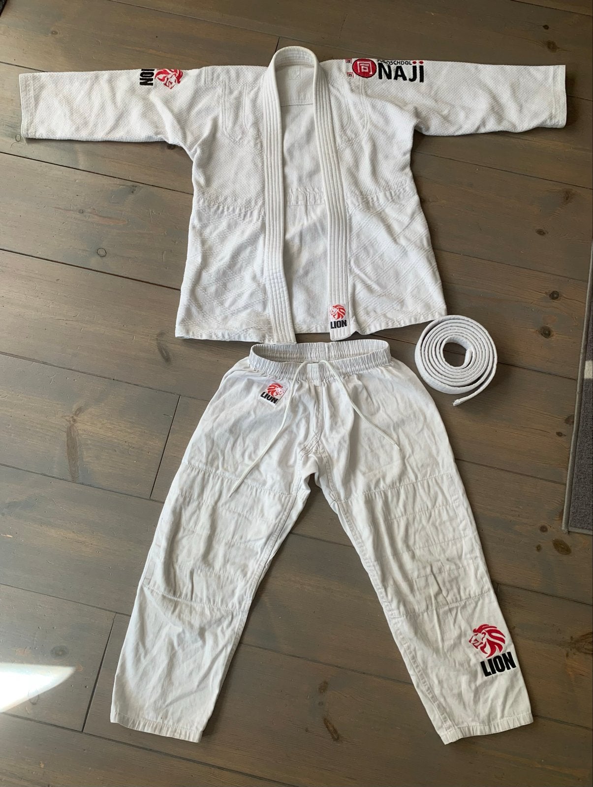 Judo pak - maat 140 - inclusief witte band!, Gebruikt, Maat XS of kleiner, Judo, Vechtsportpak