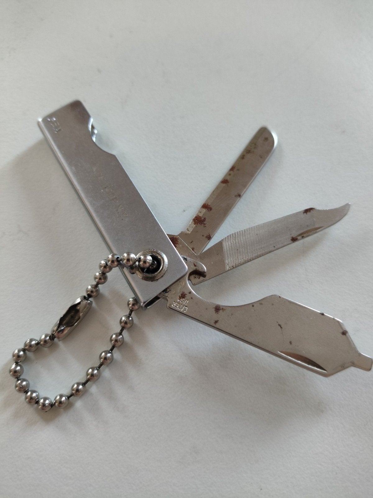 Vintage GEM zakmesje - Multifunctioneel A.de Hoop bv, Ophalen of Verzenden, Gebruikt