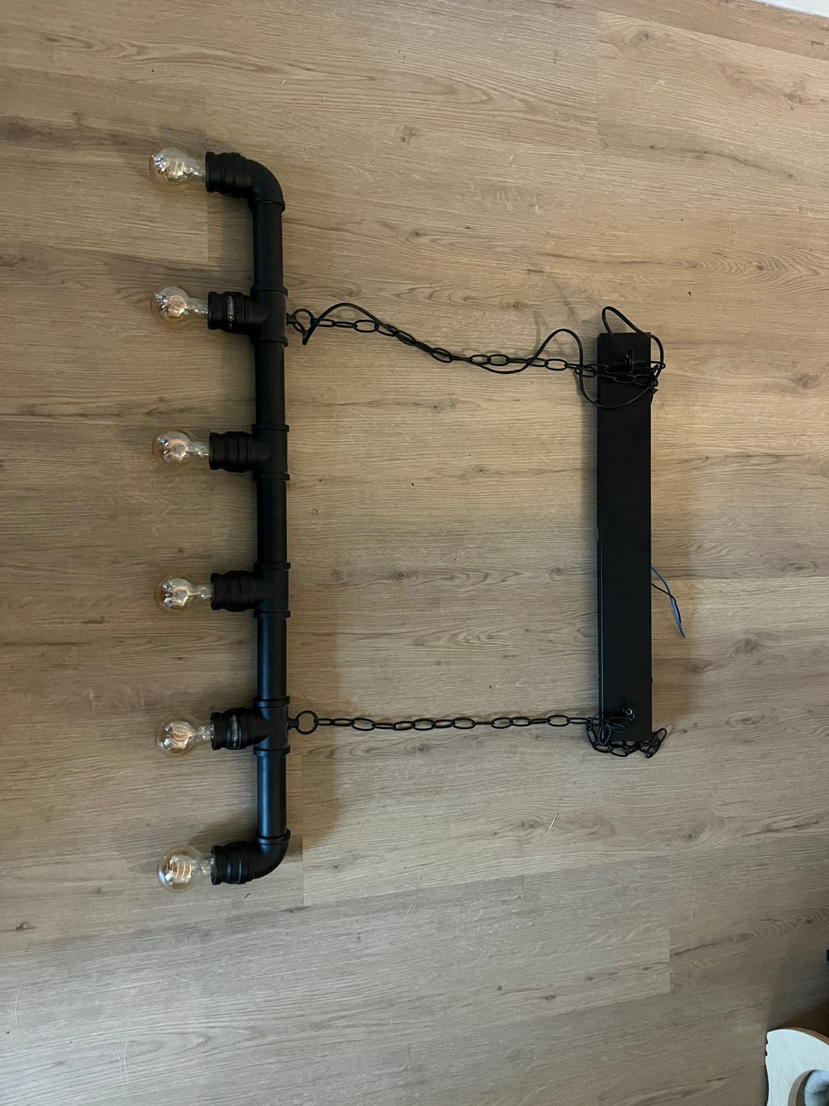 Lamp industrieel, Ophalen, E27 (groot), Zo goed als nieuw, Metaal