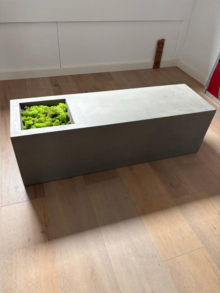 Lyon Beton Design Bijzettafel Groen, Ophalen, Overige materialen, Zo goed als nieuw, Eén
