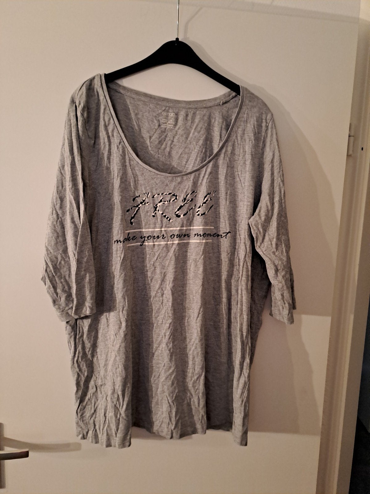 Esmara grijs T-shirt met lange mouwen, maat XXL, Esmara, Ophalen of Verzenden, Gedragen