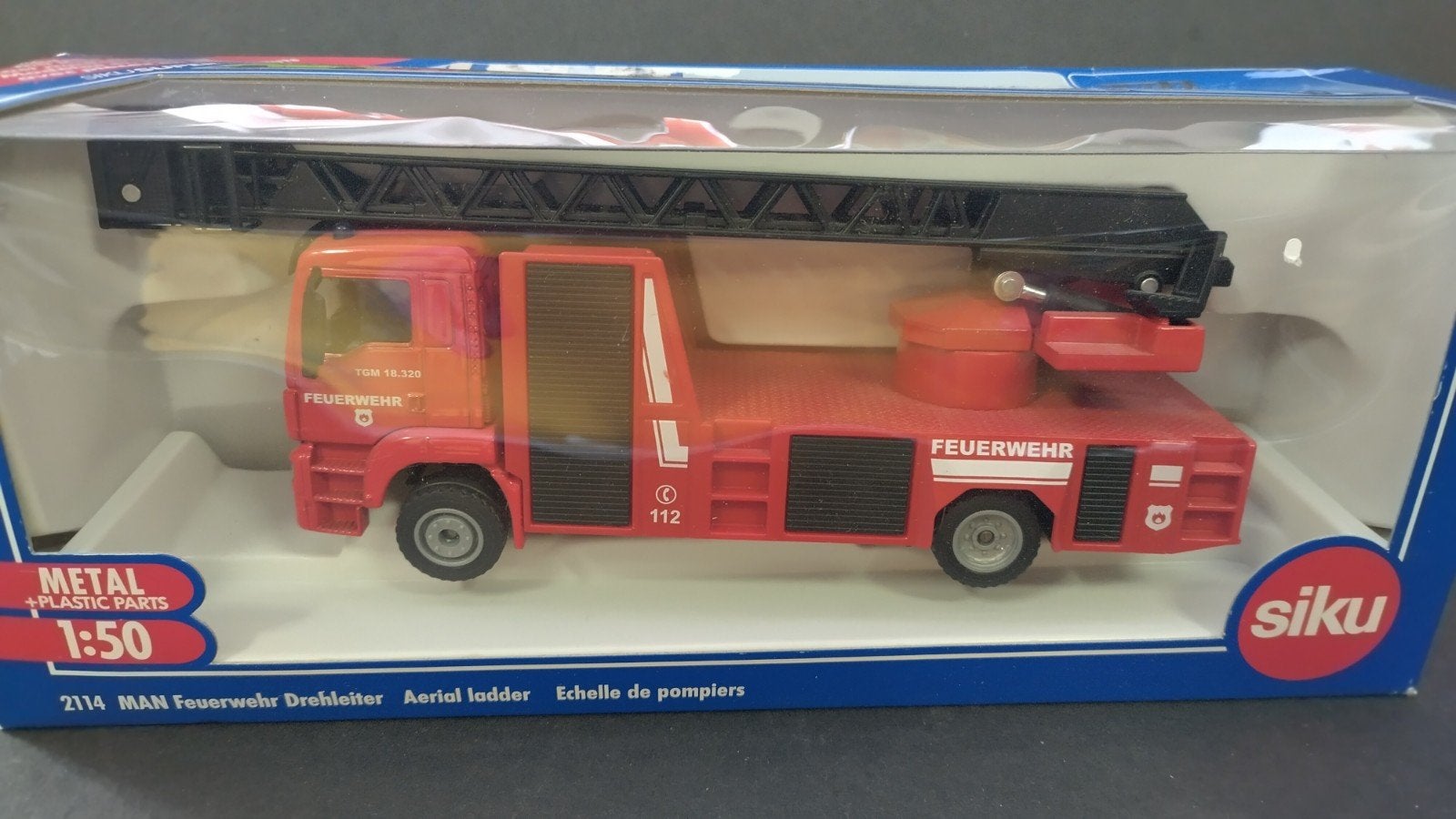 Man TGM Feuerwehr Brandweer 1:50 Siku Pol, SIKU, Verzenden, Nieuw, Bus of Vrachtwagen