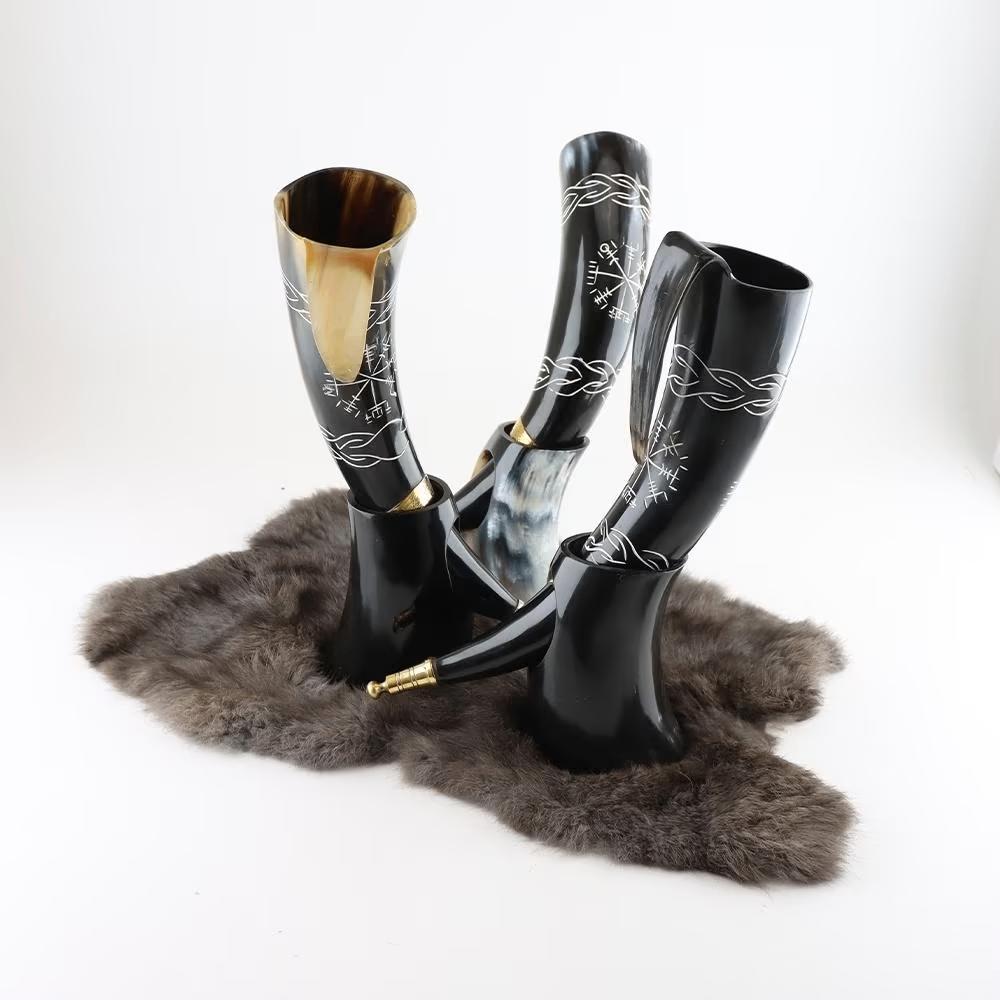 Viking hoorns - Viking drink hoorns - Viking bekers - bekers, Cave & Garden, Verzenden, Nieuw, Kouwe Hoek 1B, Waddinxveen