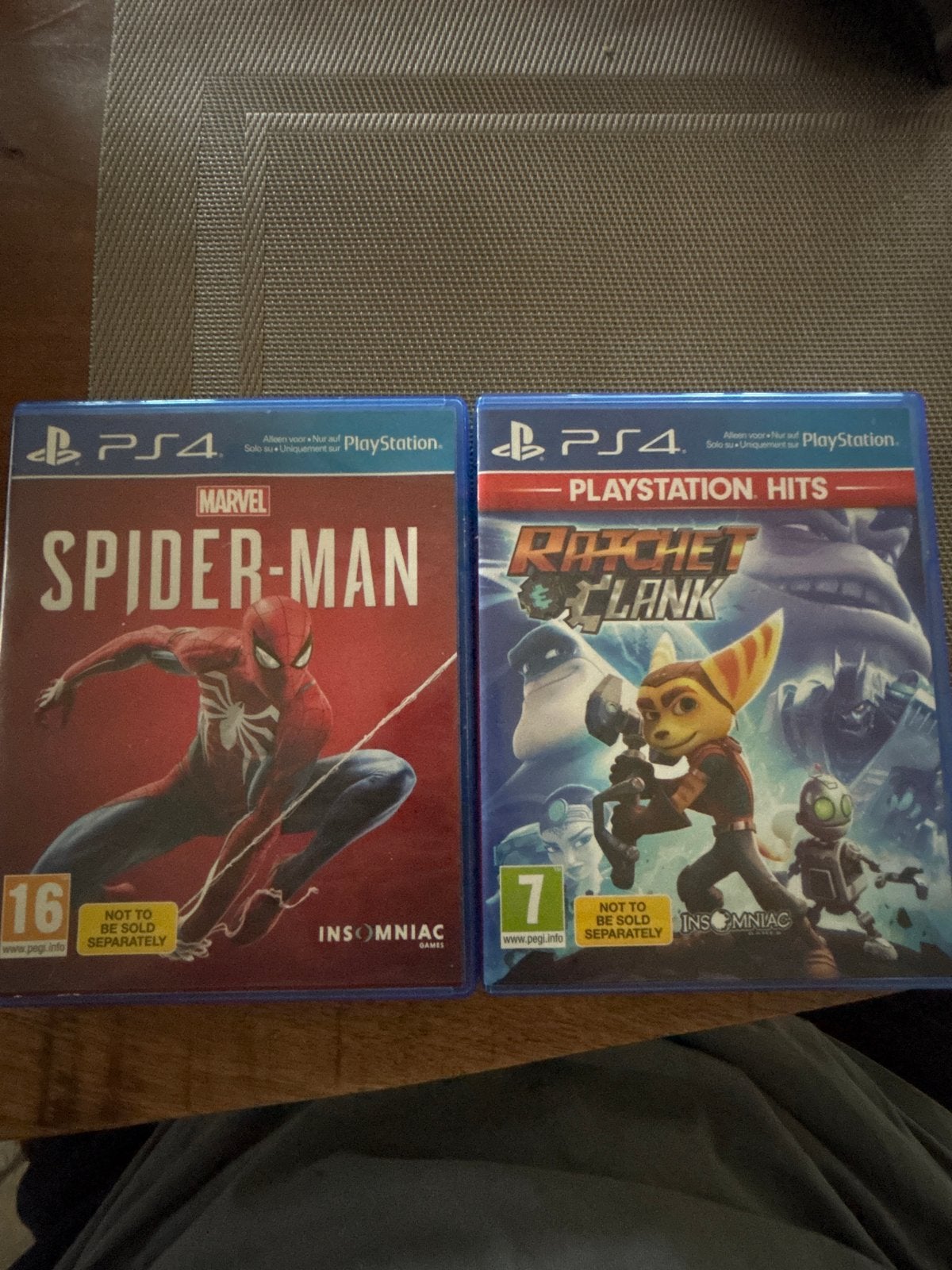 PS4 Games: Spider-Man & Ratchet & Clank, Spelcomputers en Games, Avontuur en Actie, 1 speler, Ophalen of Verzenden, Zo goed als nieuw