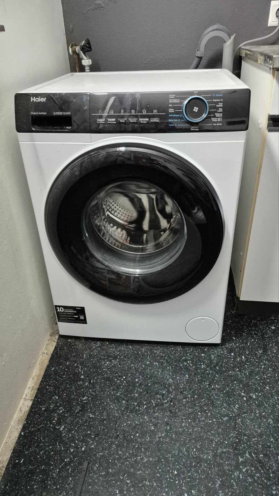 Haier Wasmachine - Zo goed als nieuw, Ophalen, Zo goed als nieuw, Voorlader, Kort programma