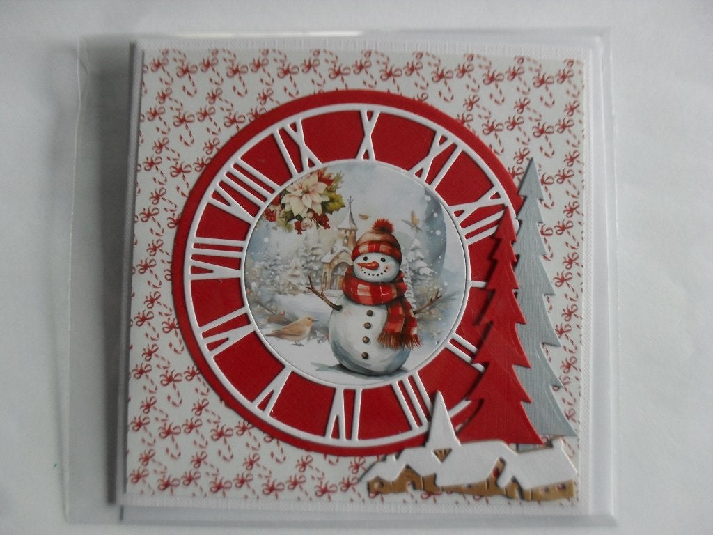 4 kerstkaart met envelop en verpakt, Ophalen of Verzenden, Nieuw, Kerst