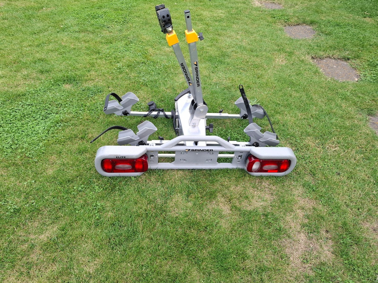 Spinder Elite Trekhaak Fietsendrager voor 2 fietsen, Auto diversen, Fietsendragers, Ophalen, Gebruikt, Elektrische fiets, 2 fietsen
