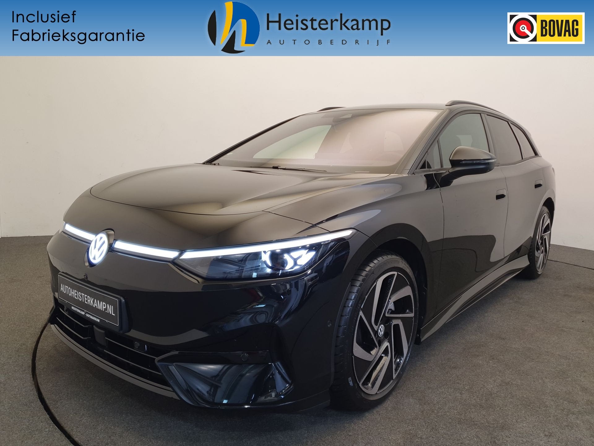 Volkswagen ID.7 Tourer Pro S 86 kWh 286pk Wegklapbare trekha, Auto's, Automaat, Achterwielaandrijving, Gebruikt, Zwart
