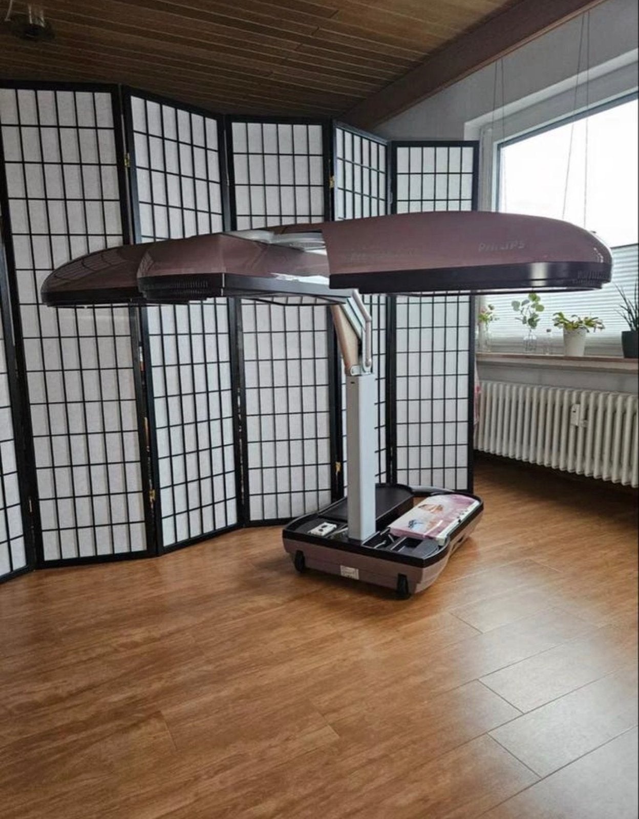Philips Sunmobile HB975 Infrarood  6 uur op de teller, Ophalen, Gebruikt, Zonnebank dubbelzijdig, 15 lampen of meer