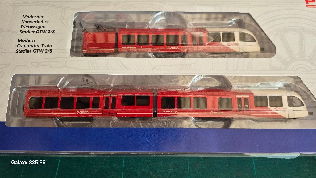 PIKO  Spurt GTW2/8 Arriva  40223 DIGITAAL, Hobby en Vrije tijd, Modeltreinen | N-Spoor, Verzenden, Piko, Zo goed als nieuw, Gelijkstroom